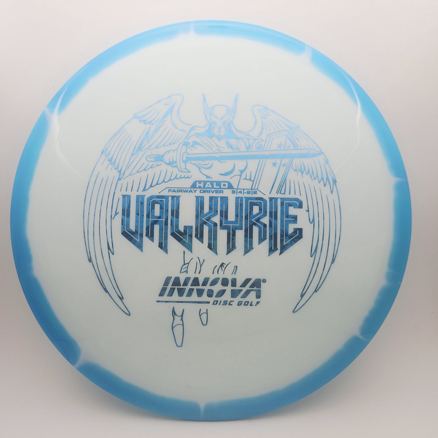 #17319 171g White / Blue Halo Star Valkyrie