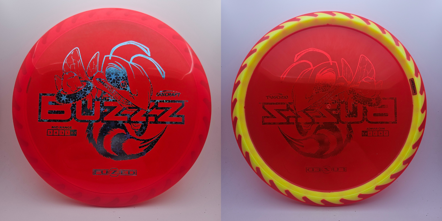 #11344 177+g Red / Yellow, Snowflakes Foil, Buzzzsaw Fuzed Buzzz