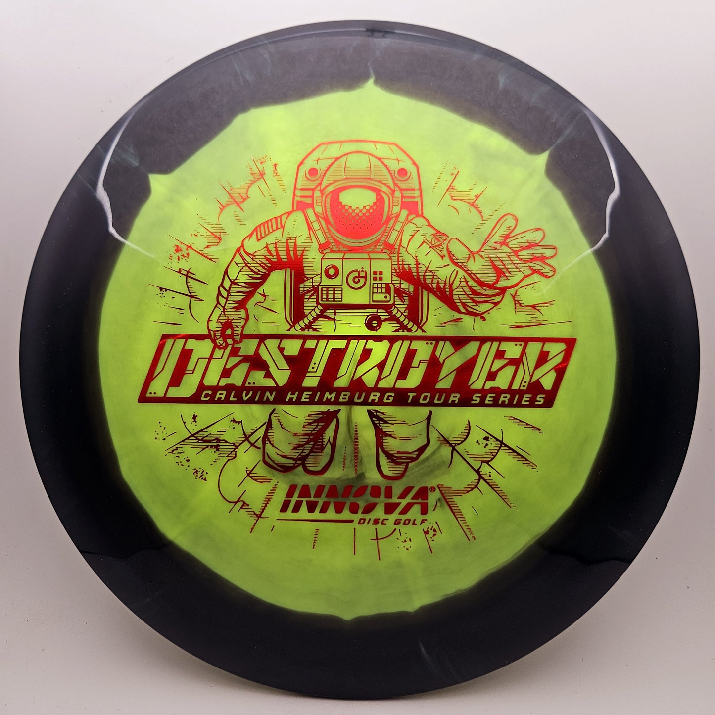 #12067 173-175g Black / Green, Red Foil, Calvin Heimburg Tour Series Halo Star Destroyer - Calvin Heimburg Tour Series