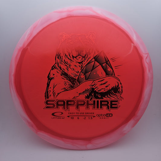 #11042 164g Red Opto-Ice Orbit Sapphire