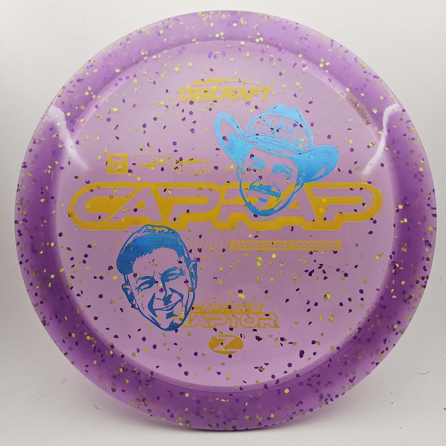 #19633 173-174g Purple, Paul Ulibarri x Brad Hammock Z Confetti Captains Raptor - Paul Ulibarri x Brad Hammock Collab