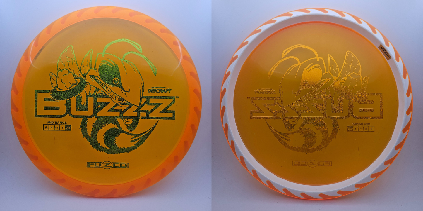 #11299 177+g Orange / White, Green Sparkle Foil, Buzzzsaw Fuzed Buzzz