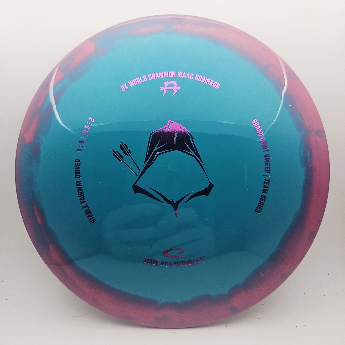 #14363 173g Turquoise / Pink, Isaac Robinson Team Series Royal Grand Orbit Sweep