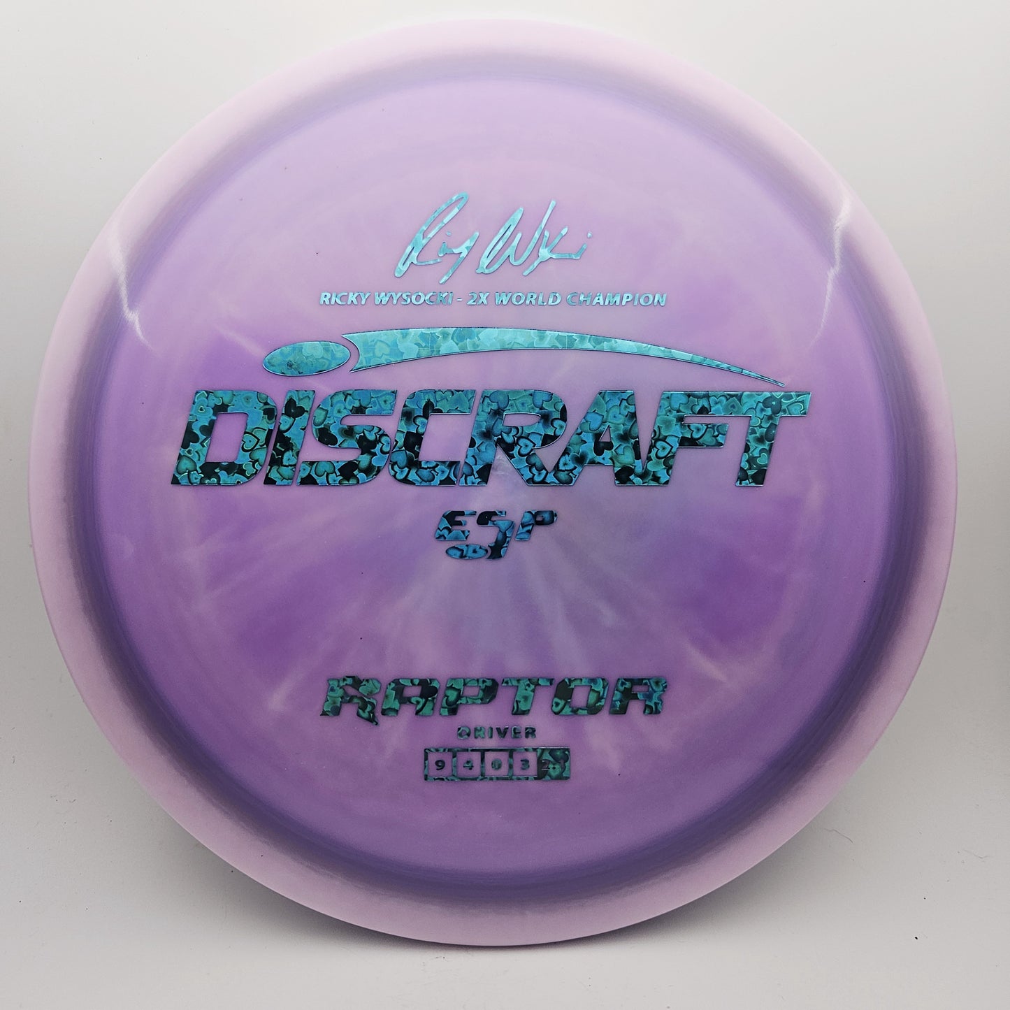 #13159 173-174g Purple, Ricky Wysocki Signature Series ESP Raptor