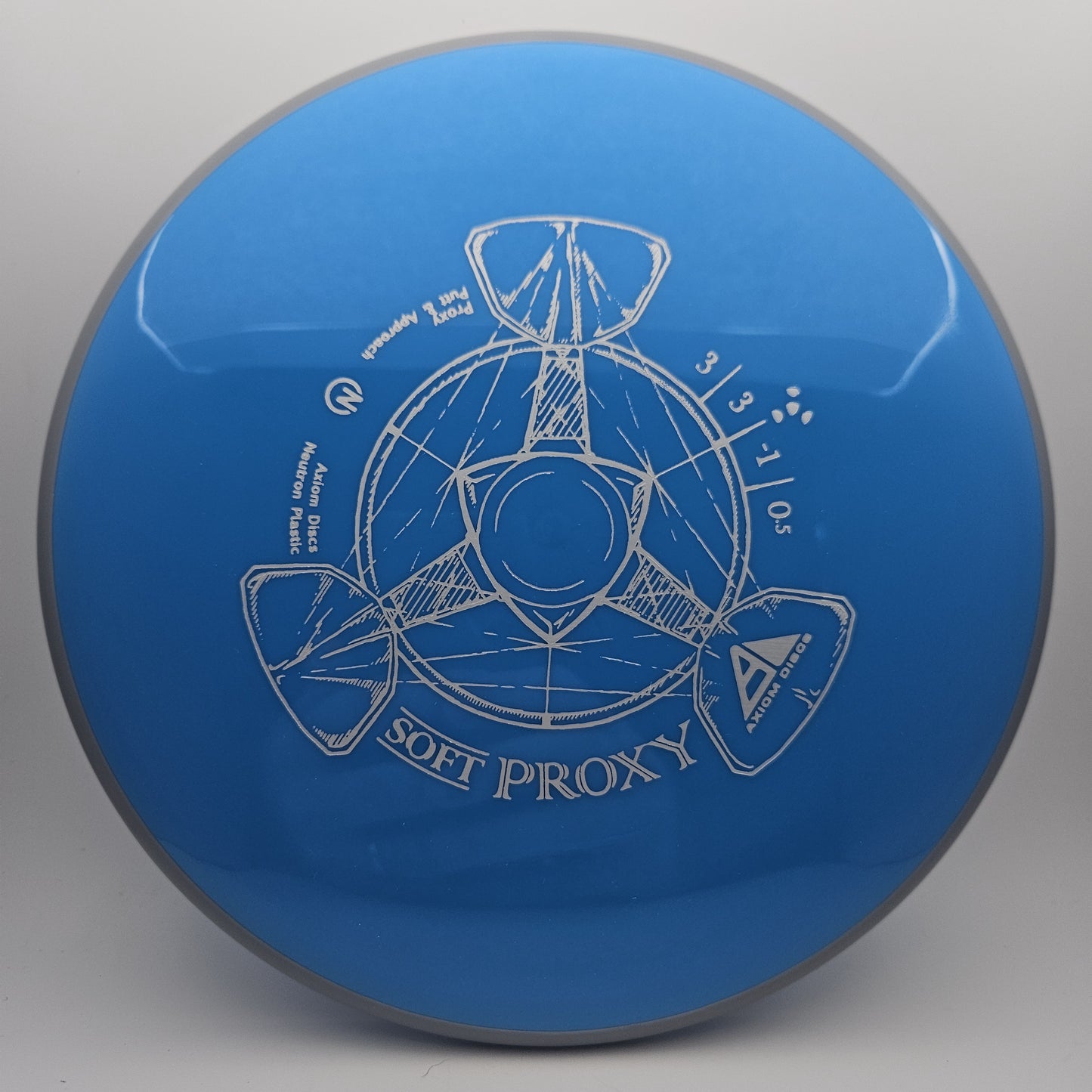 #8450 172g Blue / Grey Neutron Soft Proxy