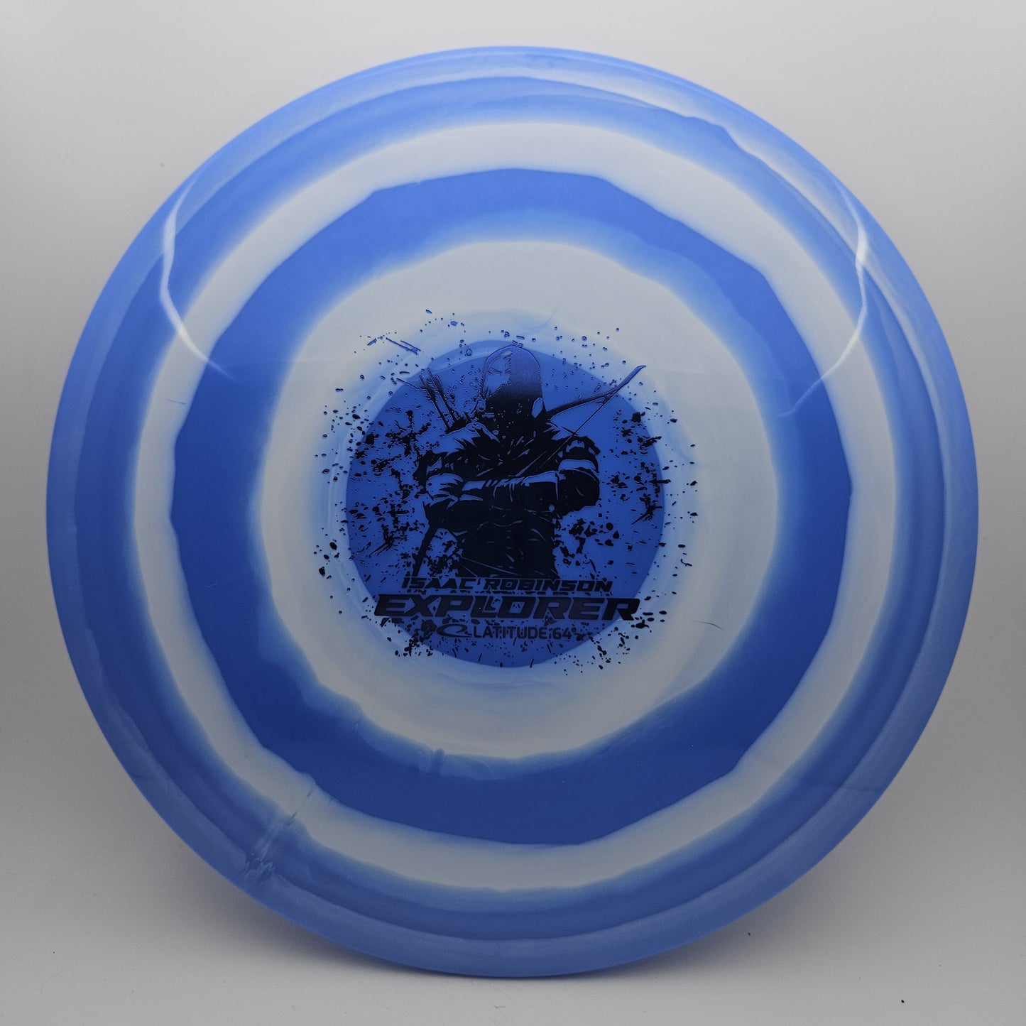 #14007 176g Blue, Isaac Robinson Team Series Gold Bullseye Explorer