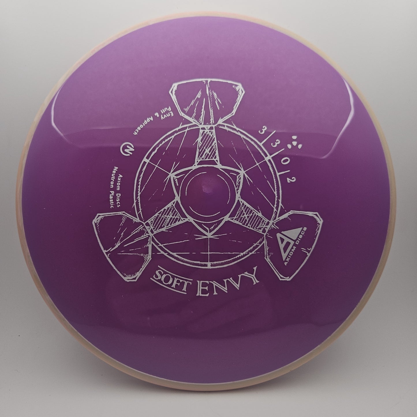 #7855 174g Purple / Peach Swirl Neutron Soft Envy