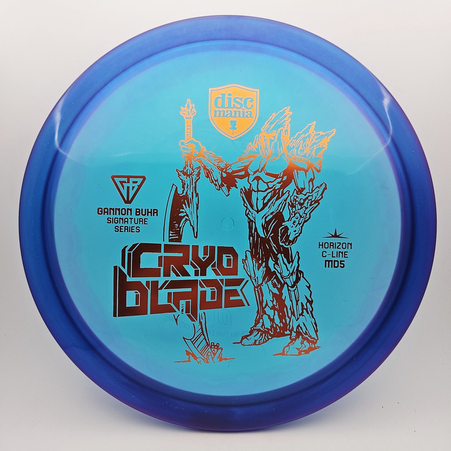 #15271 174g Blue / Purple, Gannon Buhr Signature Series MD5 Horizon C-Line Cryo Blade