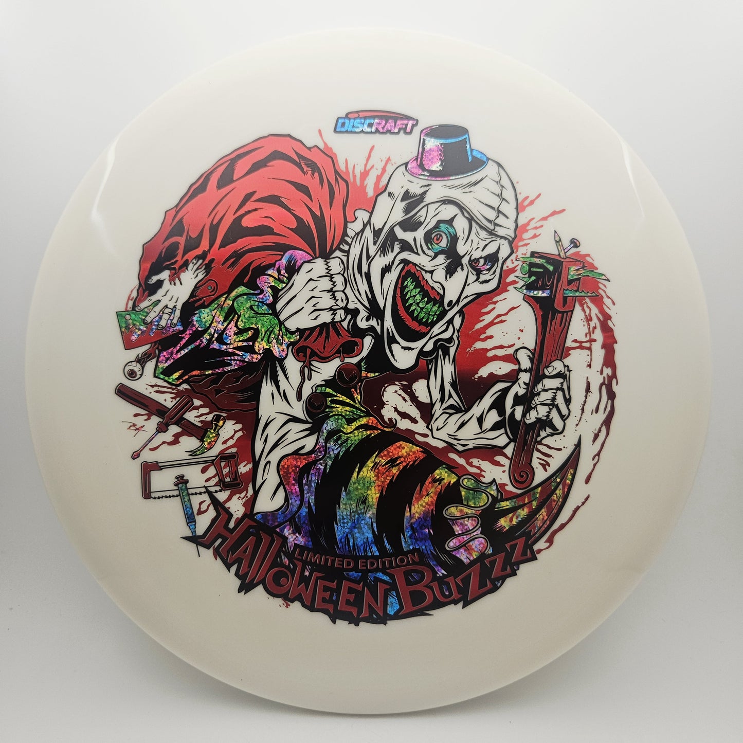 #16030 177+g White, Halloween 2025 Tri-Foil Glo Buzzz