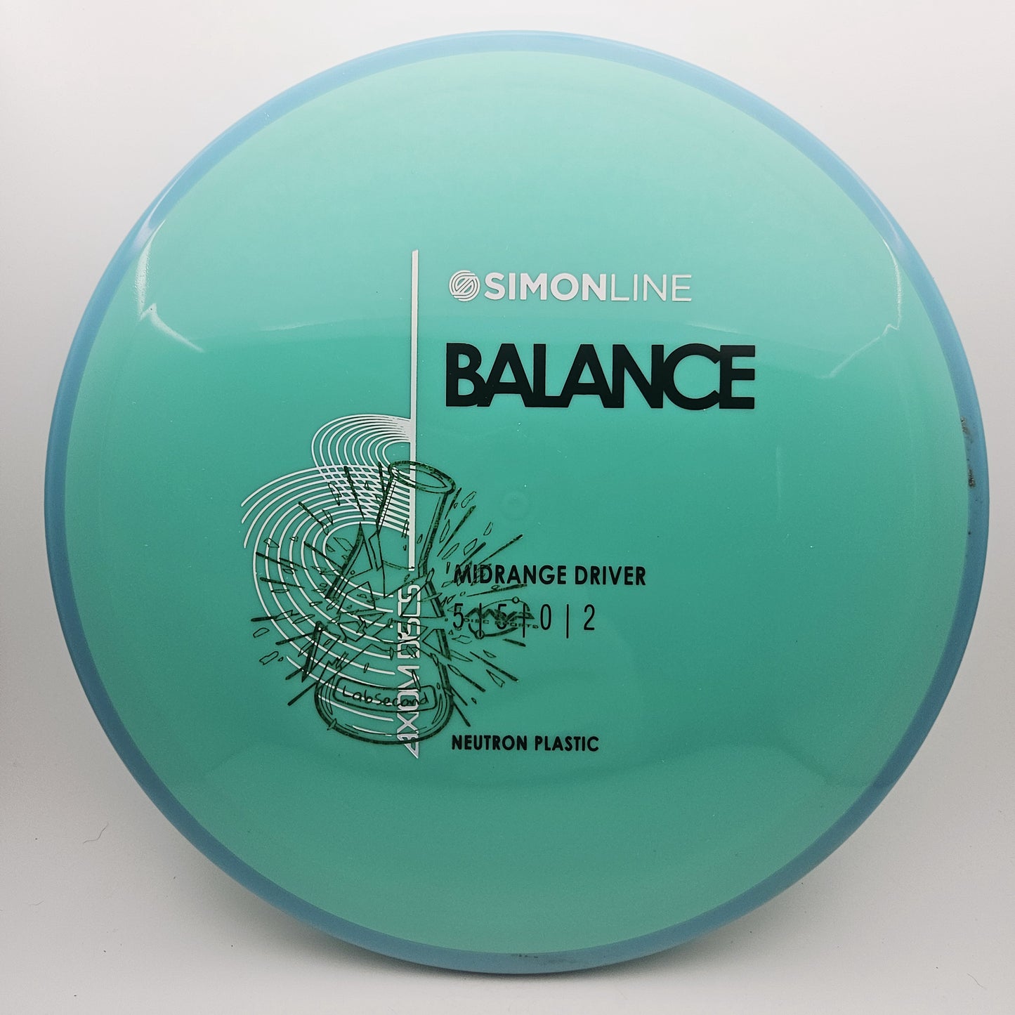 #15949 173g Teal / Blue, Lab Second Neutron Balance - Lab Second