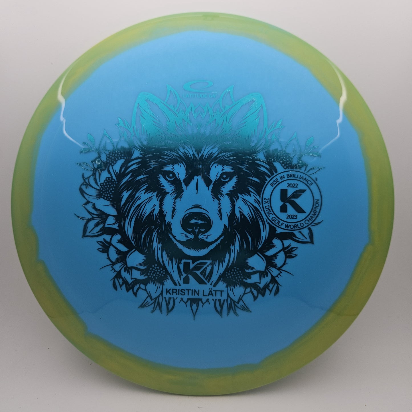 #11543 174g Turquoise / Green, Kristin Latt Team Series 2025 Grand Orbit Grace