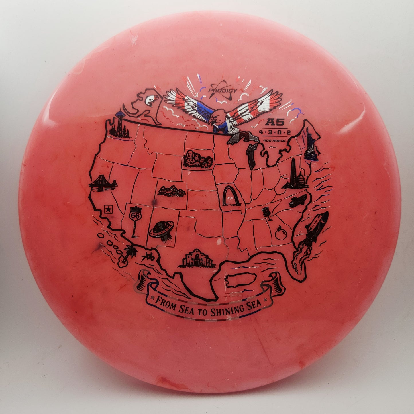 #20249 174g Pink 400 Fractal A5