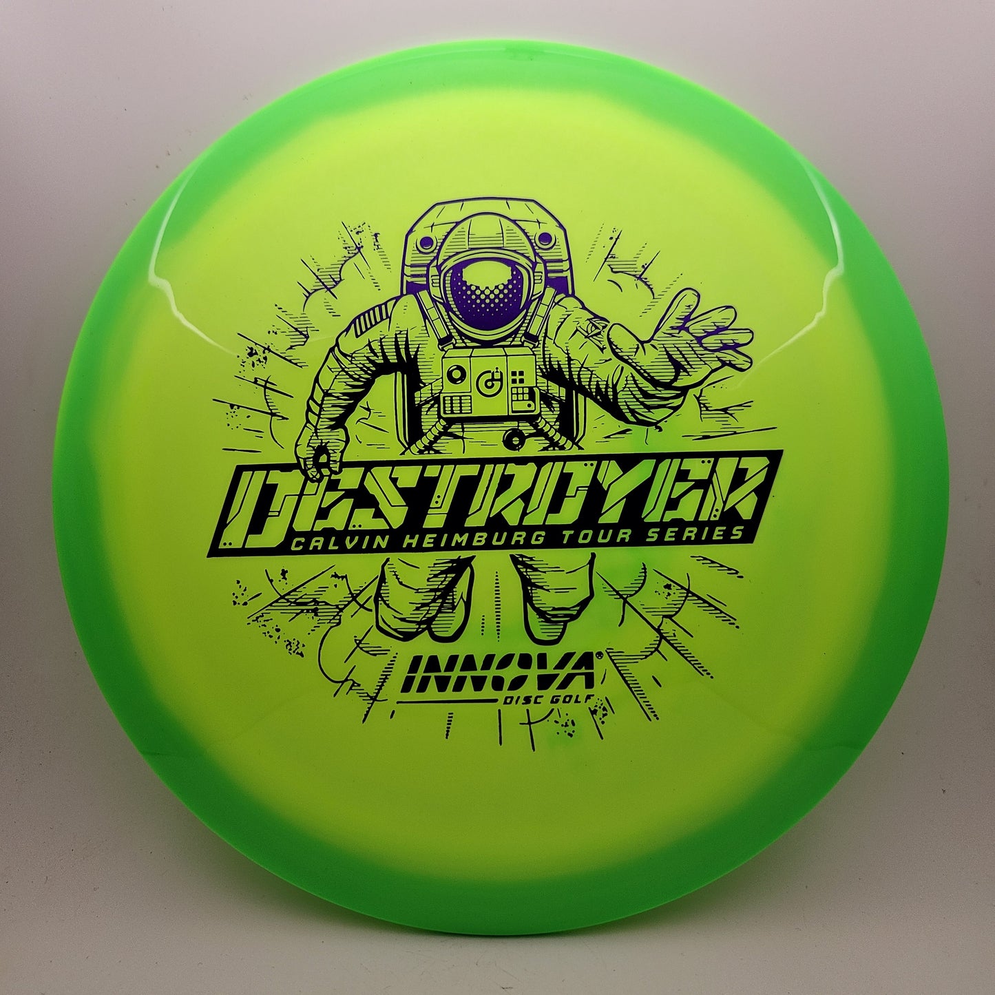 #12078 173-175g Green / Green, Purple Foil, Calvin Heimburg Tour Series Halo Star Destroyer - Calvin Heimburg Tour Series