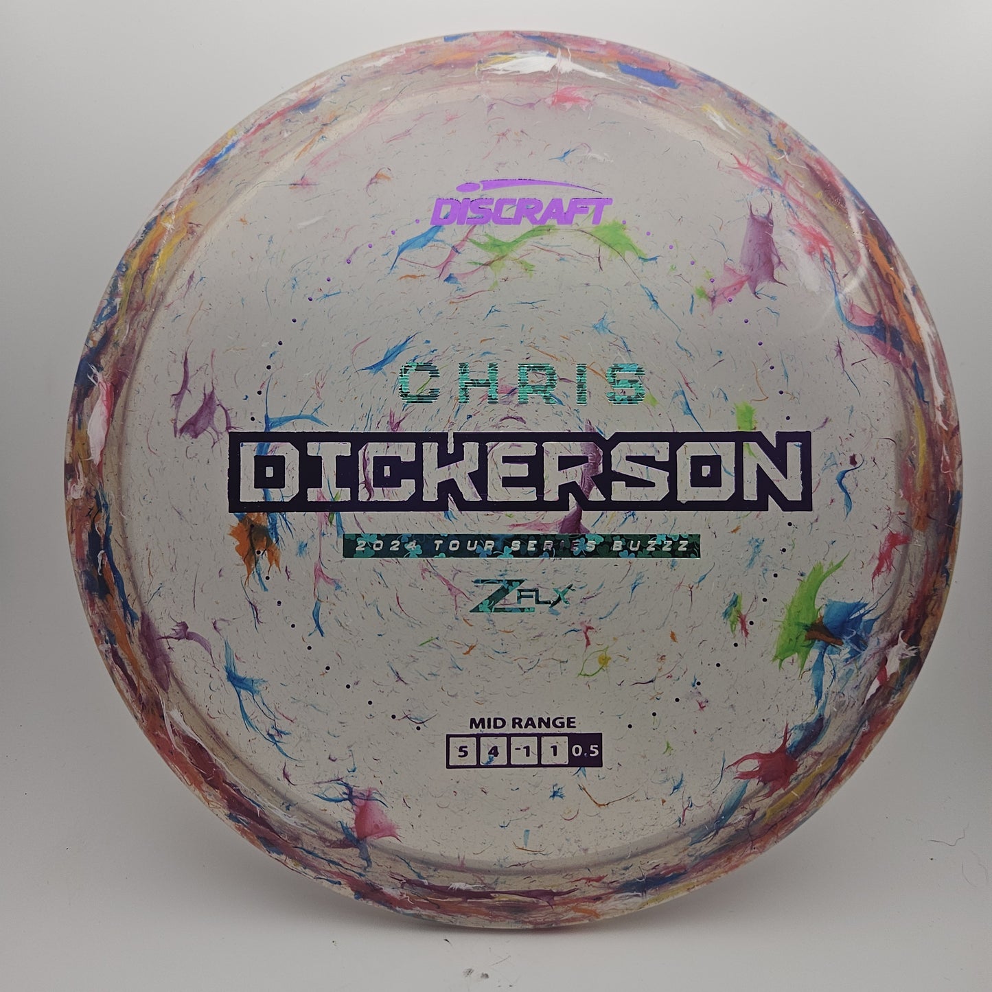 #6481 175-176g Rainbow, Chris Dickerson TS Jawbreaker Z Flx Buzzz