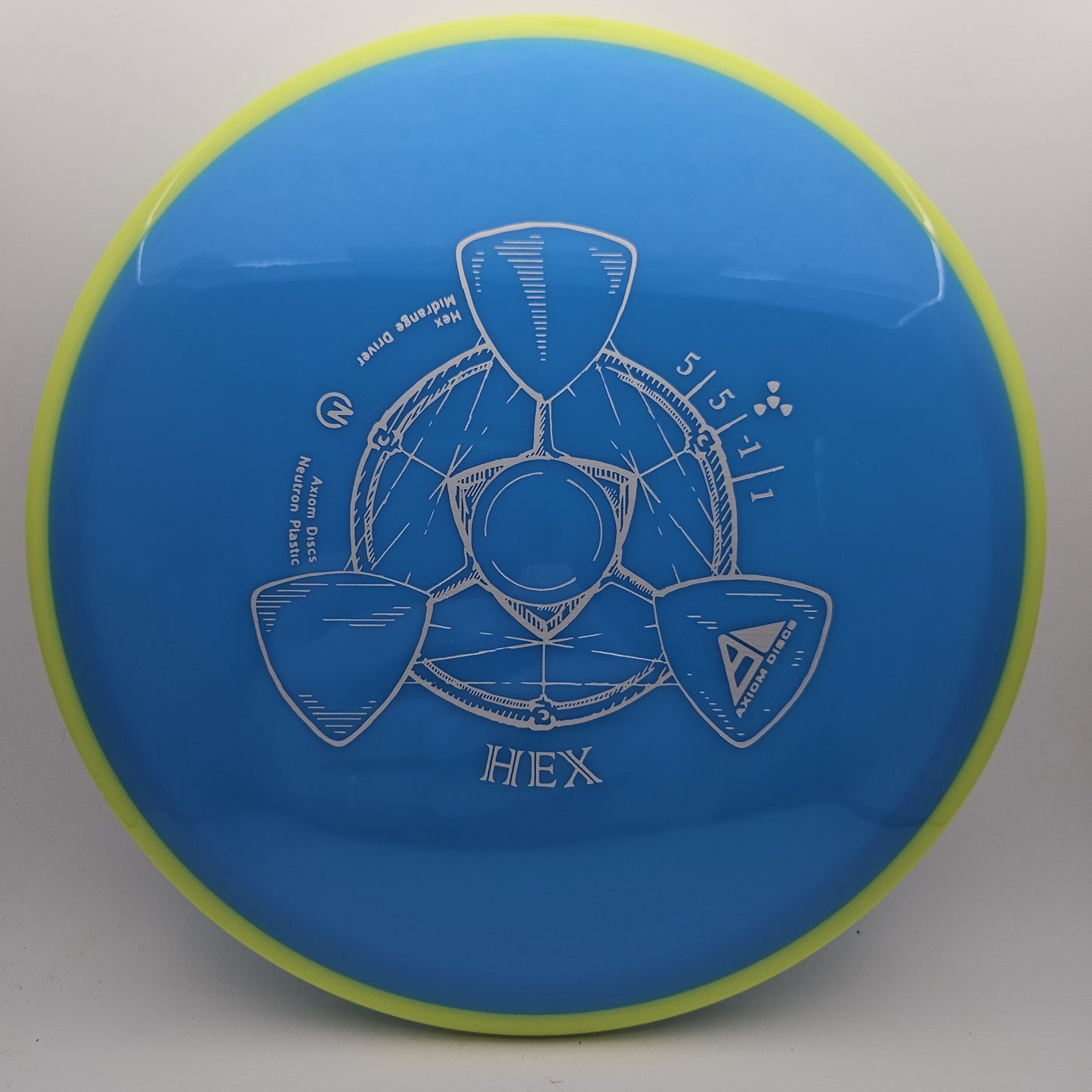 #9893 167g Blue / Yellow Neutron Hex