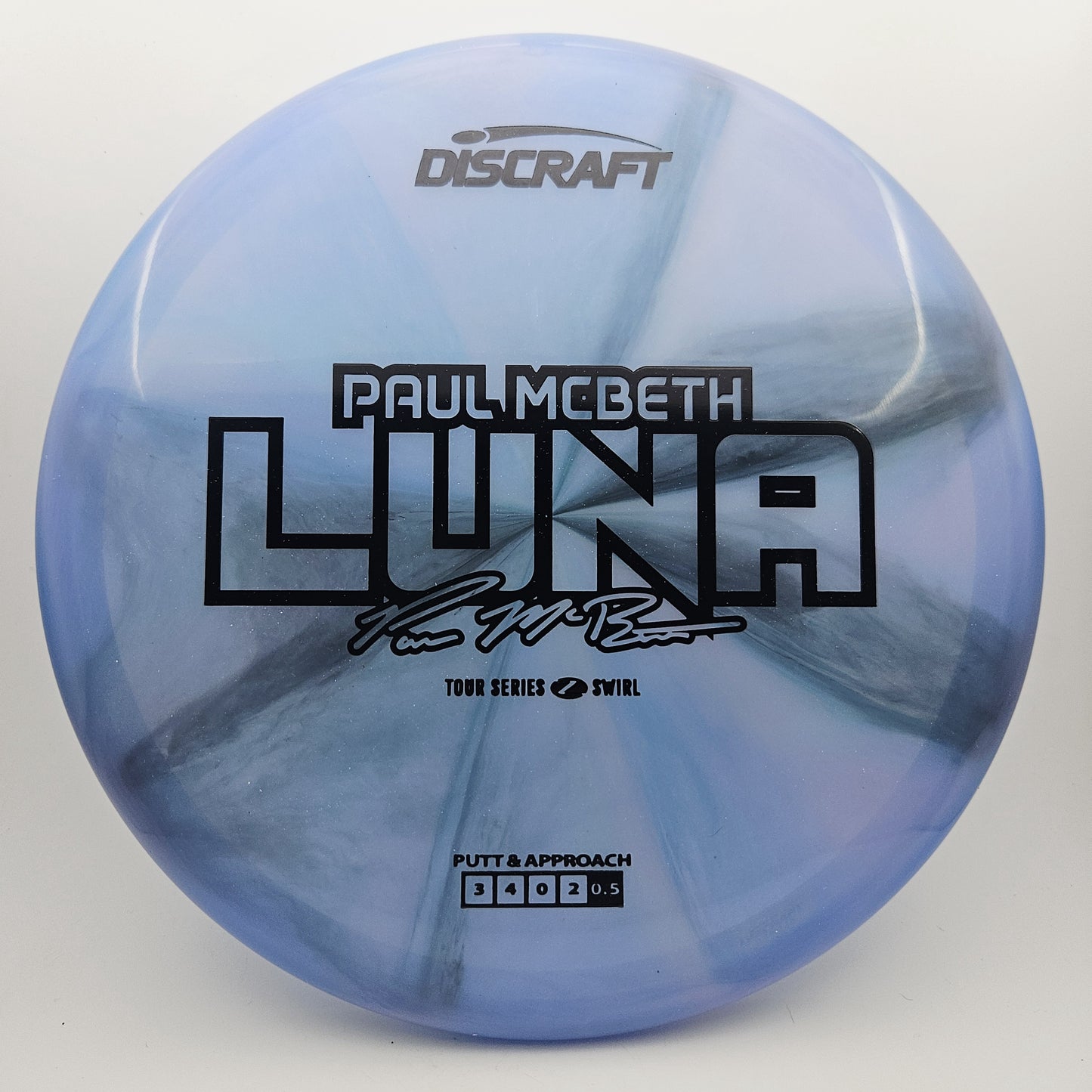 #12815 173-174g Blue, Paul McBeth Tour Series 2025 Z Swirl Luna