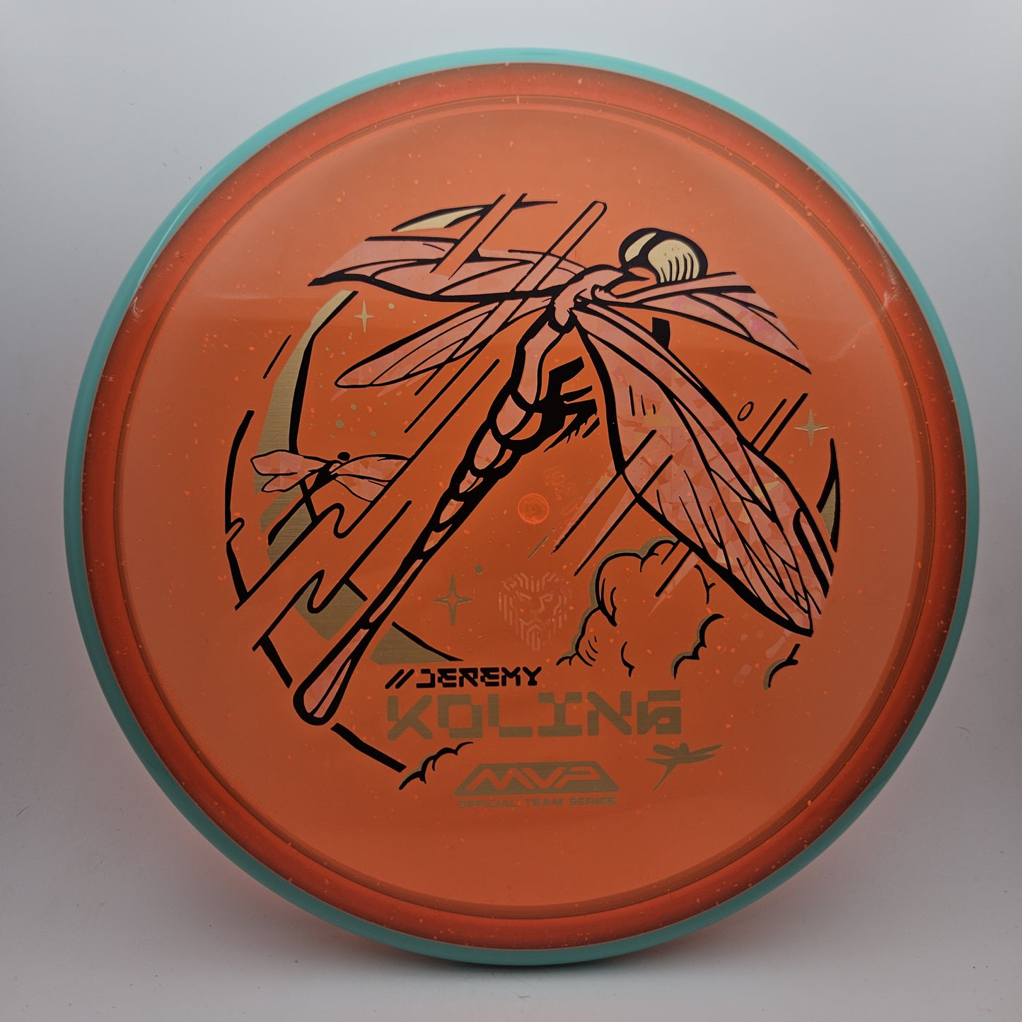 #10777 173g Orange / Teal, Jeremy Koling Tour Series Particle Glow Proton Tempo - Jeremy Koling Tour Series