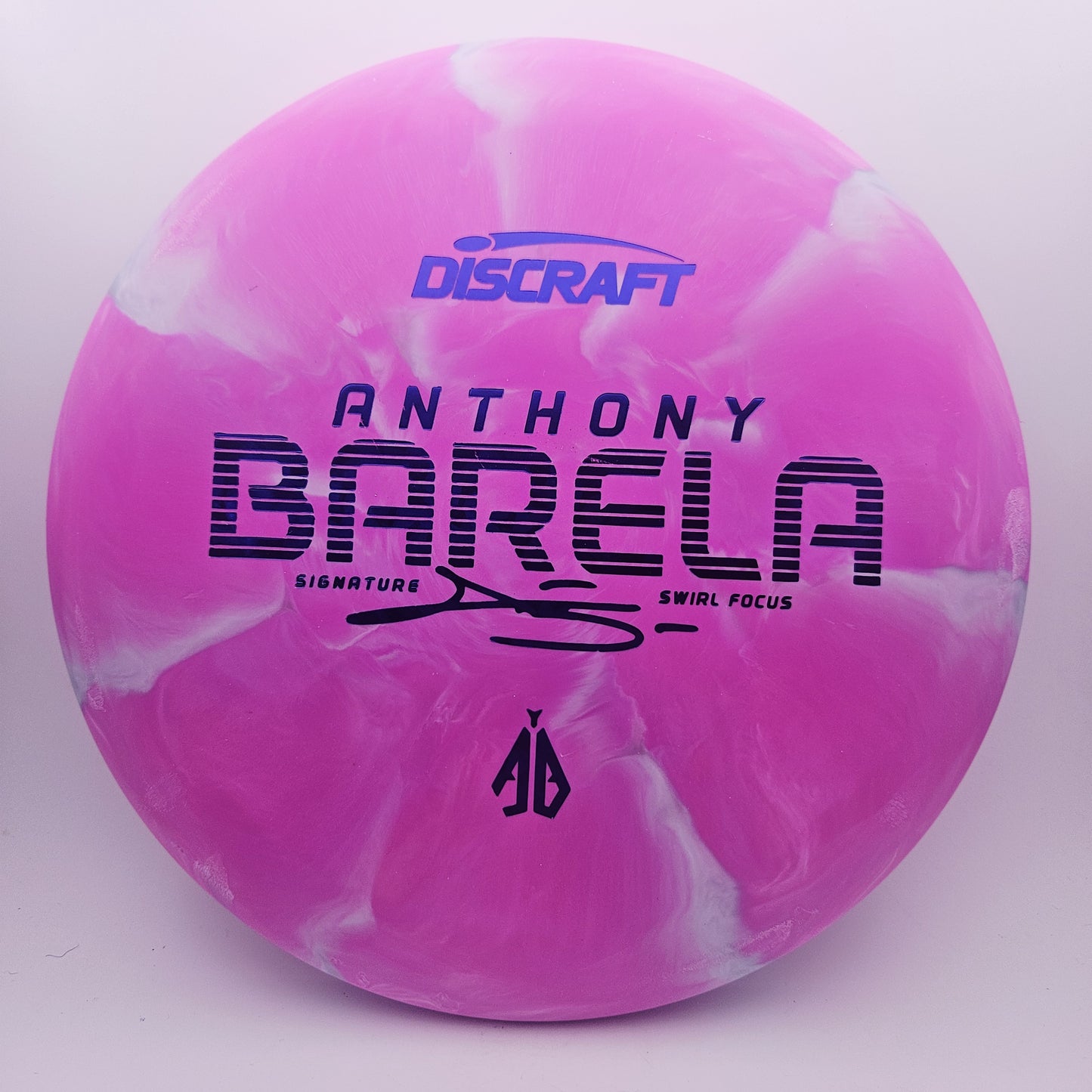 #16004 173-174g Pink, Anthony Barela Swirl CT Focus
