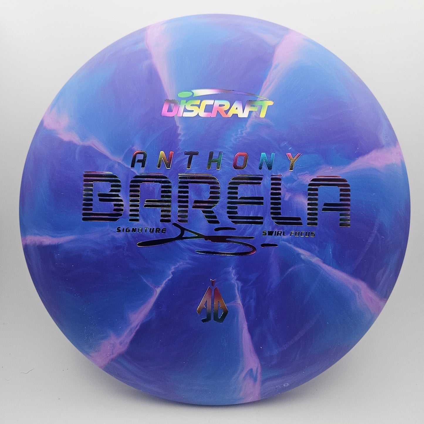 #16005 173-174g Purple, Anthony Barela Swirl CT Focus