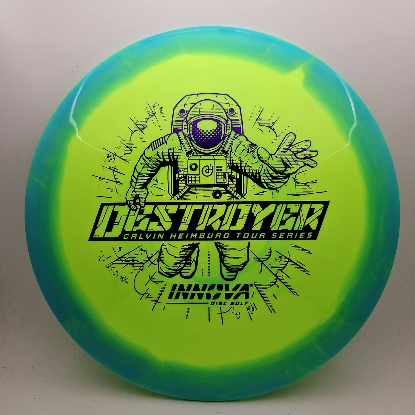 #12061 173-175g Teal / Green, Purple Foil, Calvin Heimburg Tour Series Halo Star Destroyer - Calvin Heimburg Tour Series