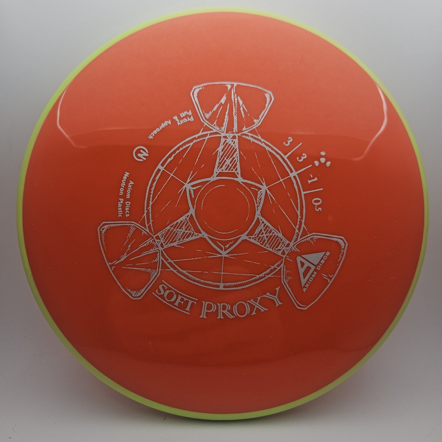 #8455 173g Orange / Green Neutron Soft Proxy