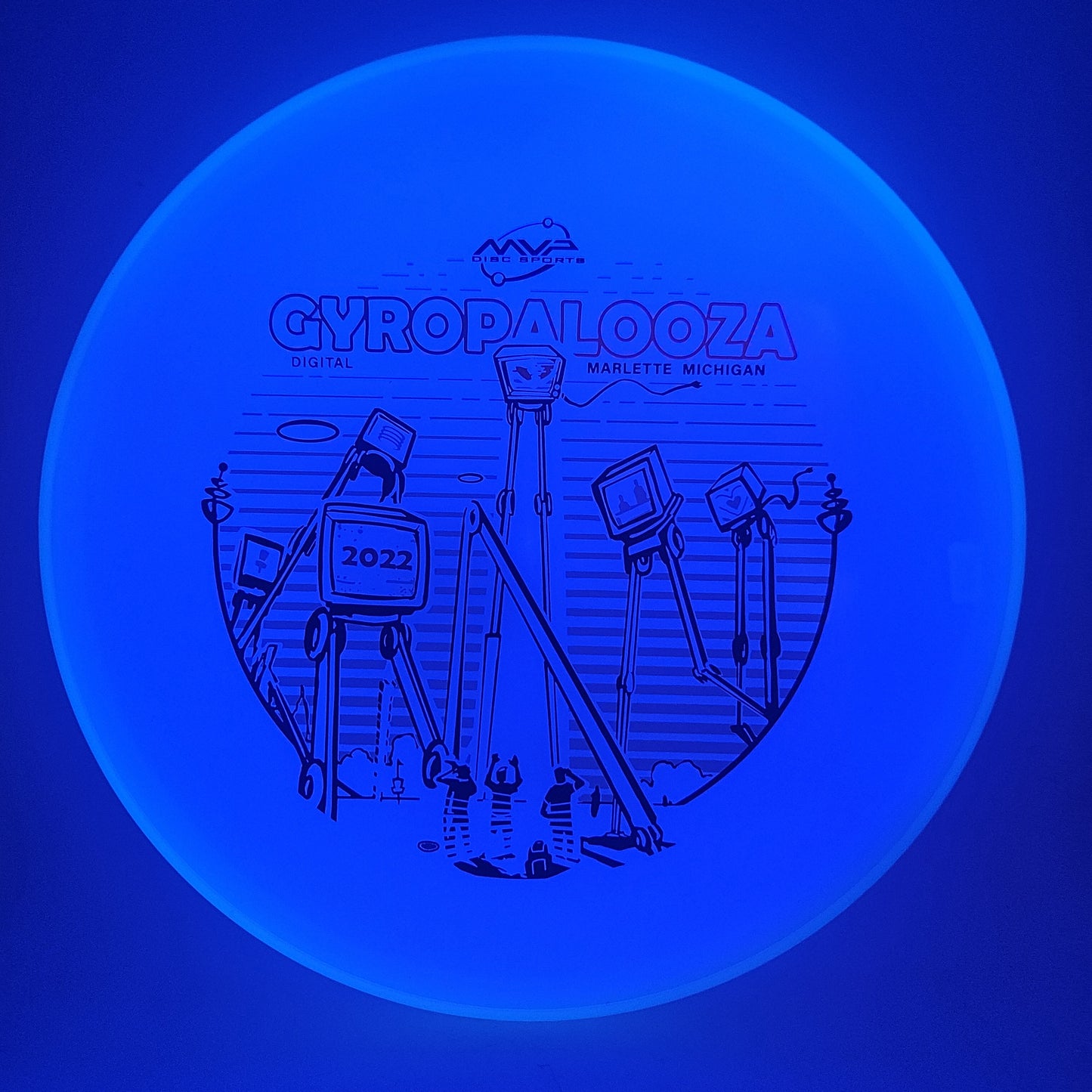 #10955 172g Purple Plate / Blue Rim, Gyropalooza 2022 Total Eclipse SE Proxy