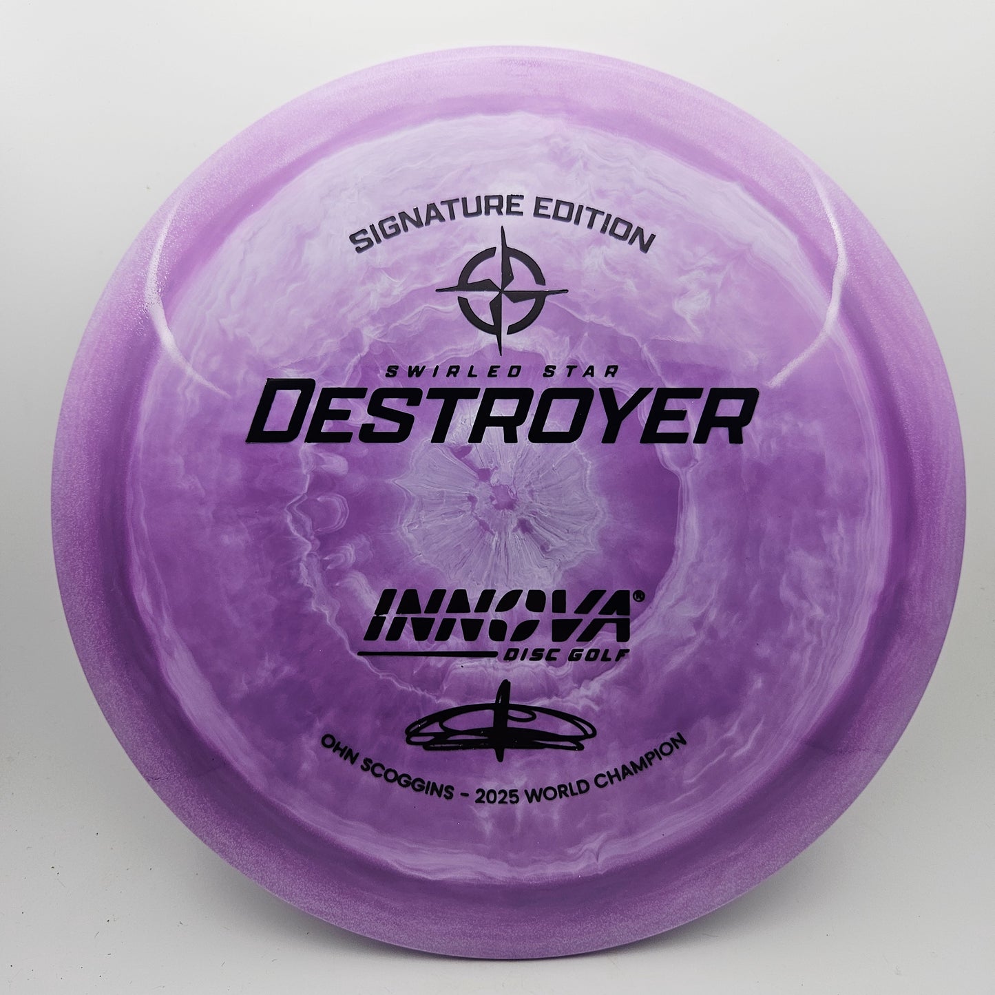 #16143 172g Purple, Ohn Scoggins Swirled Star Destroyer