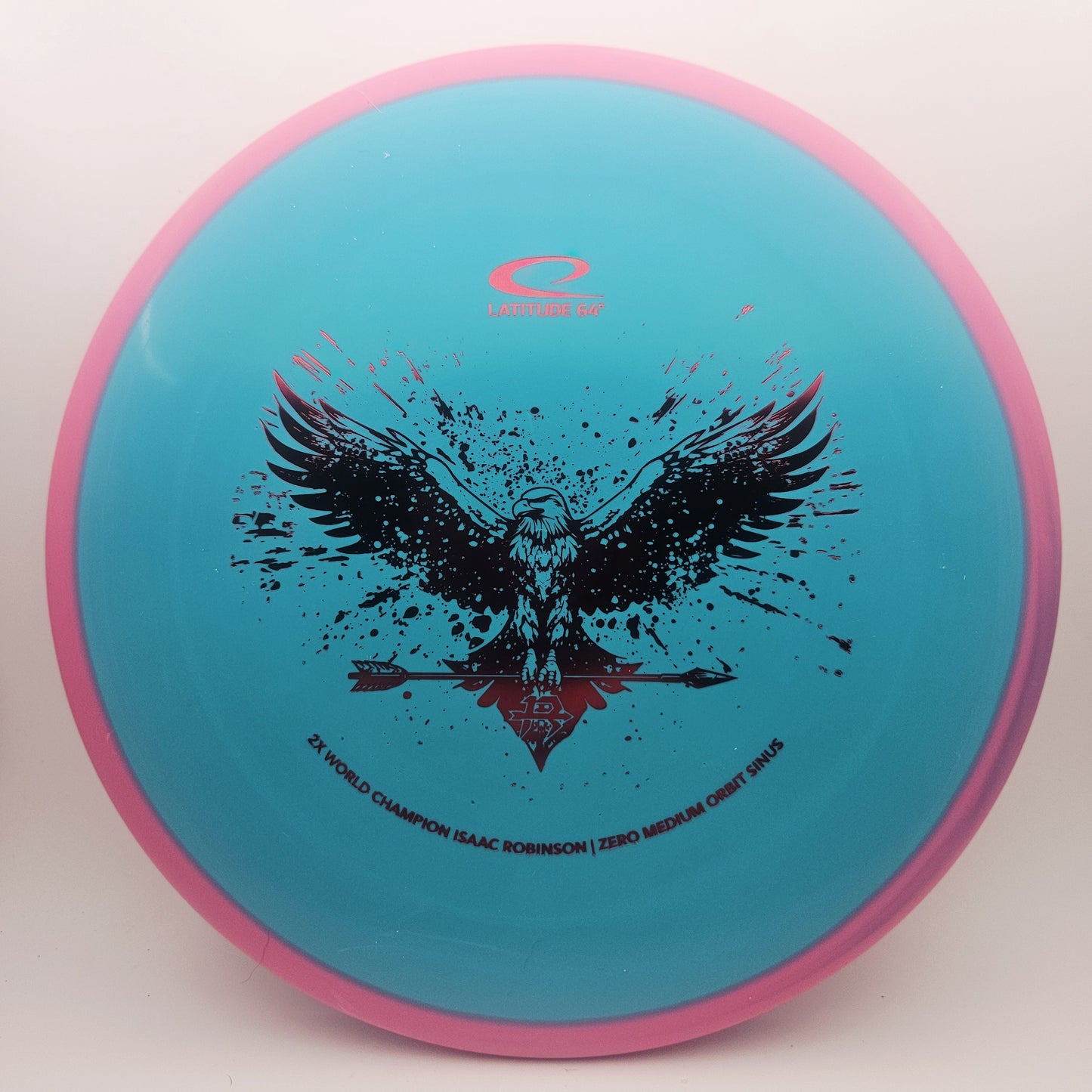 #15660 173g Teal / Pink, Isaac Robinson Team Series Zero Medium Orbit Sinus