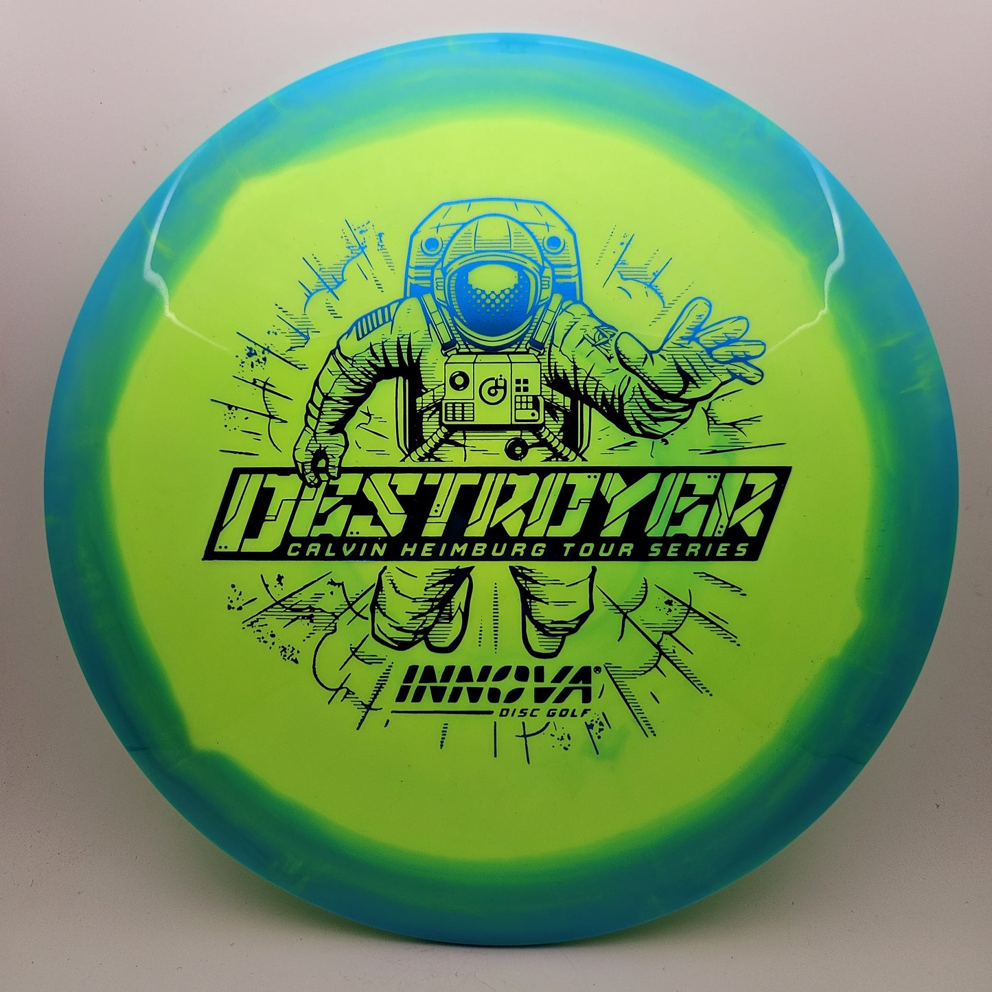 #12059 173-175g Teal / Green, Blue Foil, Calvin Heimburg Tour Series Halo Star Destroyer - Calvin Heimburg Tour Series