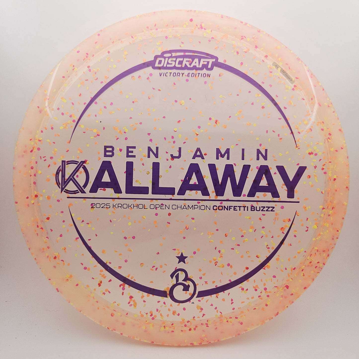 #14470 177+g Orange, Ben Callaway Krokhol Open Champion Z Confetti Buzzz