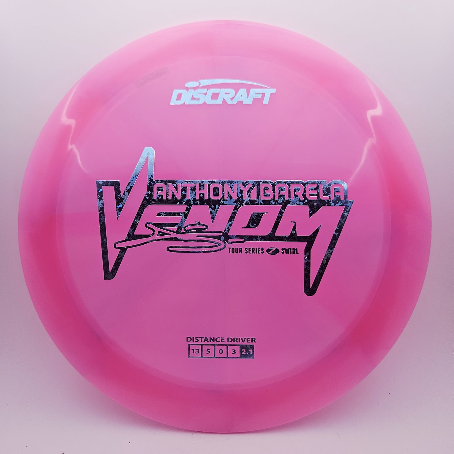 #12877 173-174g Pink, Anthony Barela Tour Series 2025 Z Swirl Venom