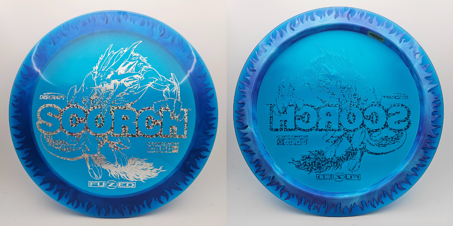 #14413 173-174g Blue / Purple, Flames FuZed Scorch