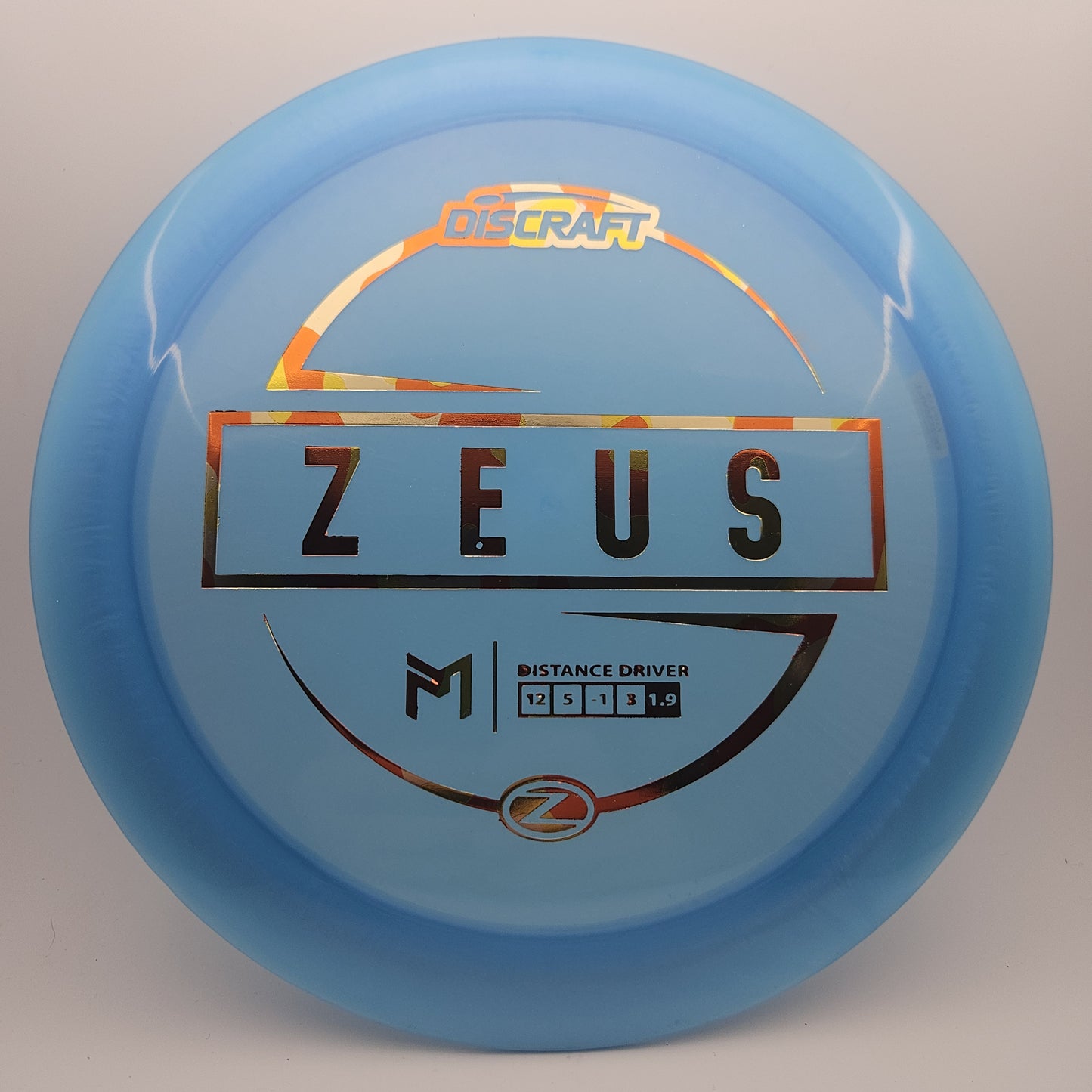 #8182 170-172g Blue Z Zeus