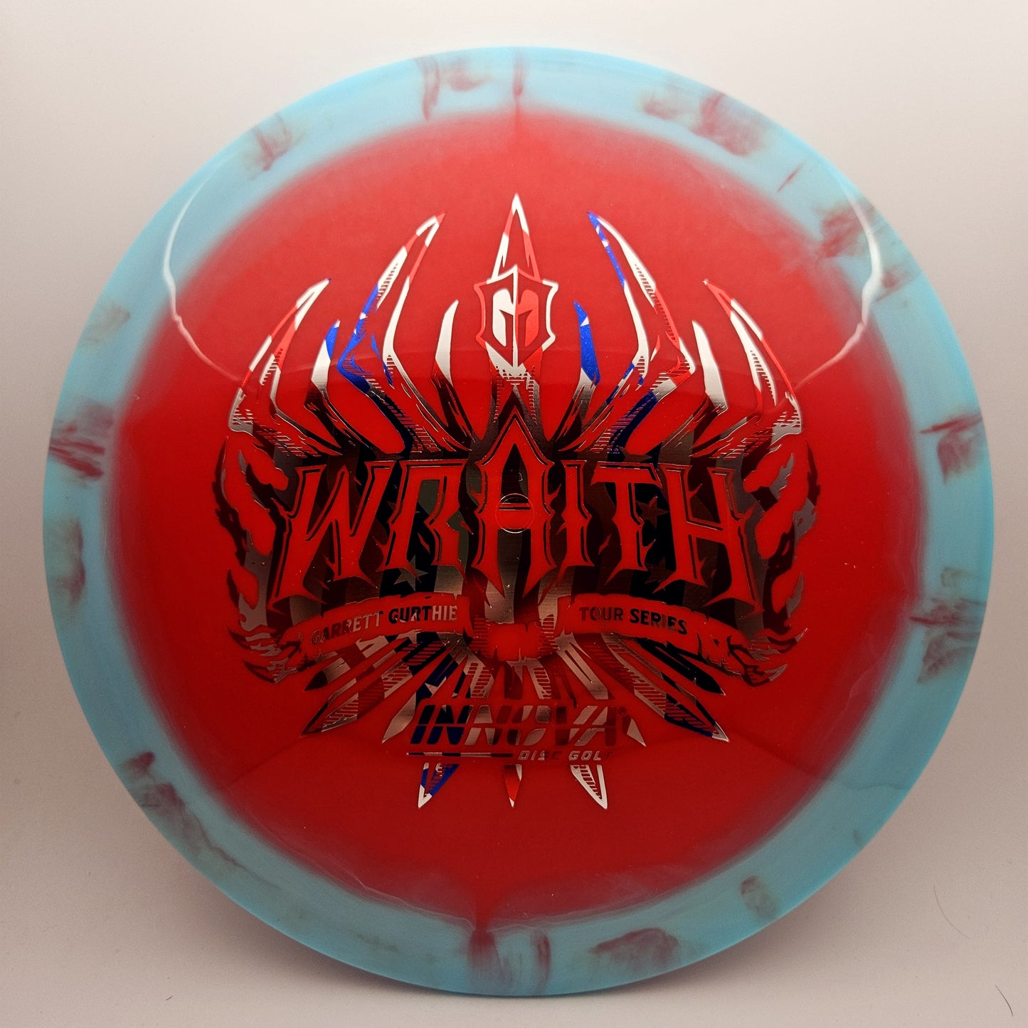 #12374 173-175g Blue / Red, Garrett Gurthie Tour Series Halo Star GG Wraith