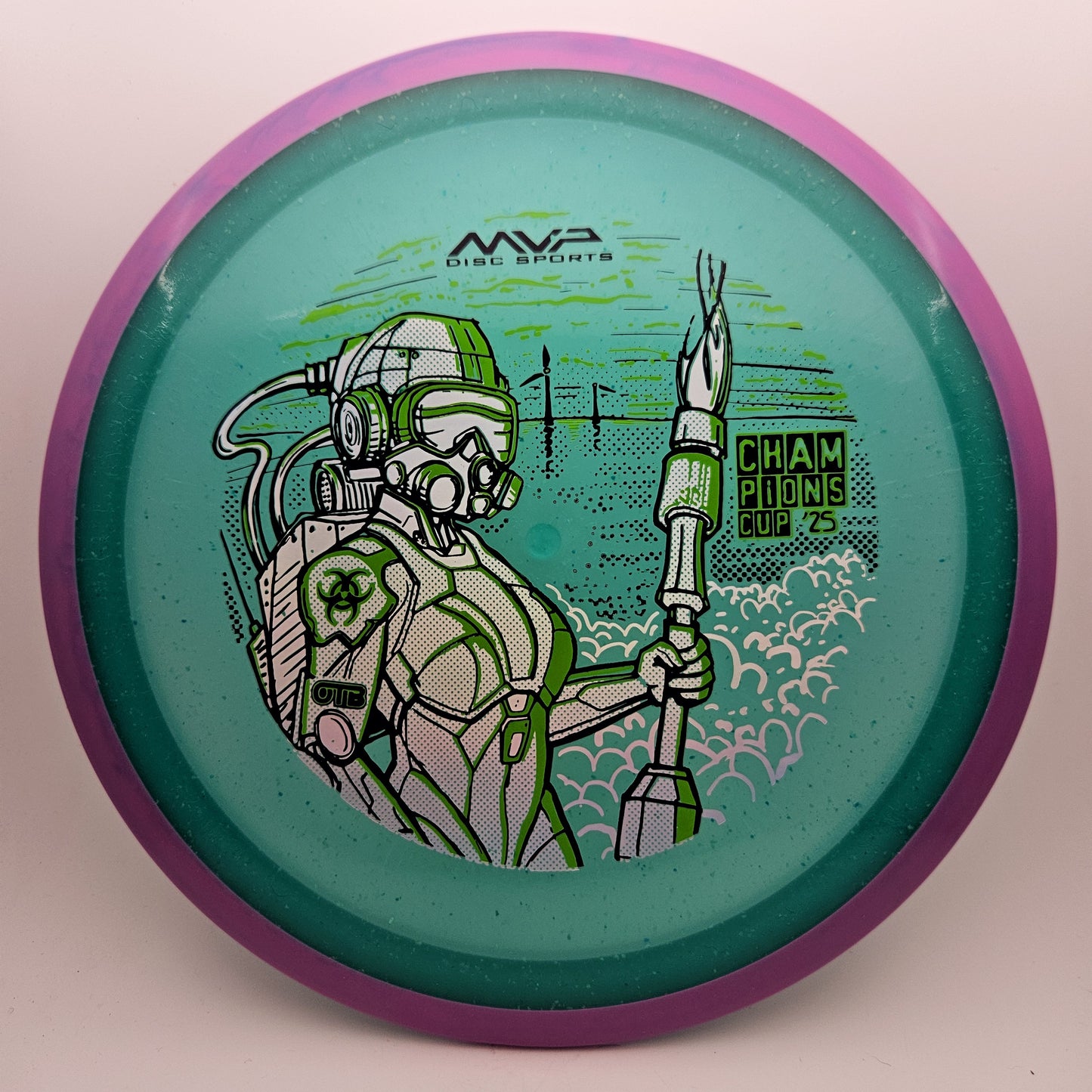 #11726 174g Teal / Purple, Champions Cup 2025 Particle Glow Proton Virus