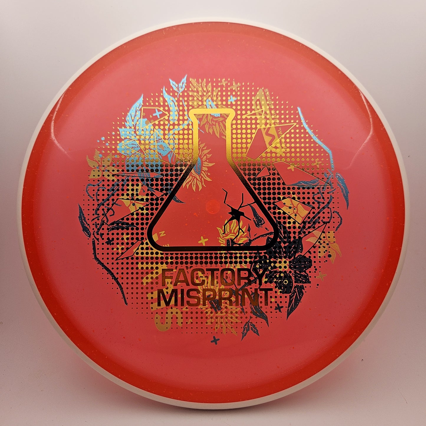 #12669 173g Red / White, Misprint Particle Glow Proton Soft Proxy - Misprint