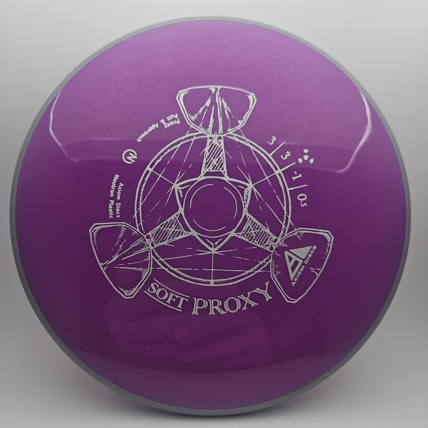 #8451 172g Purple / Grey Neutron Soft Proxy