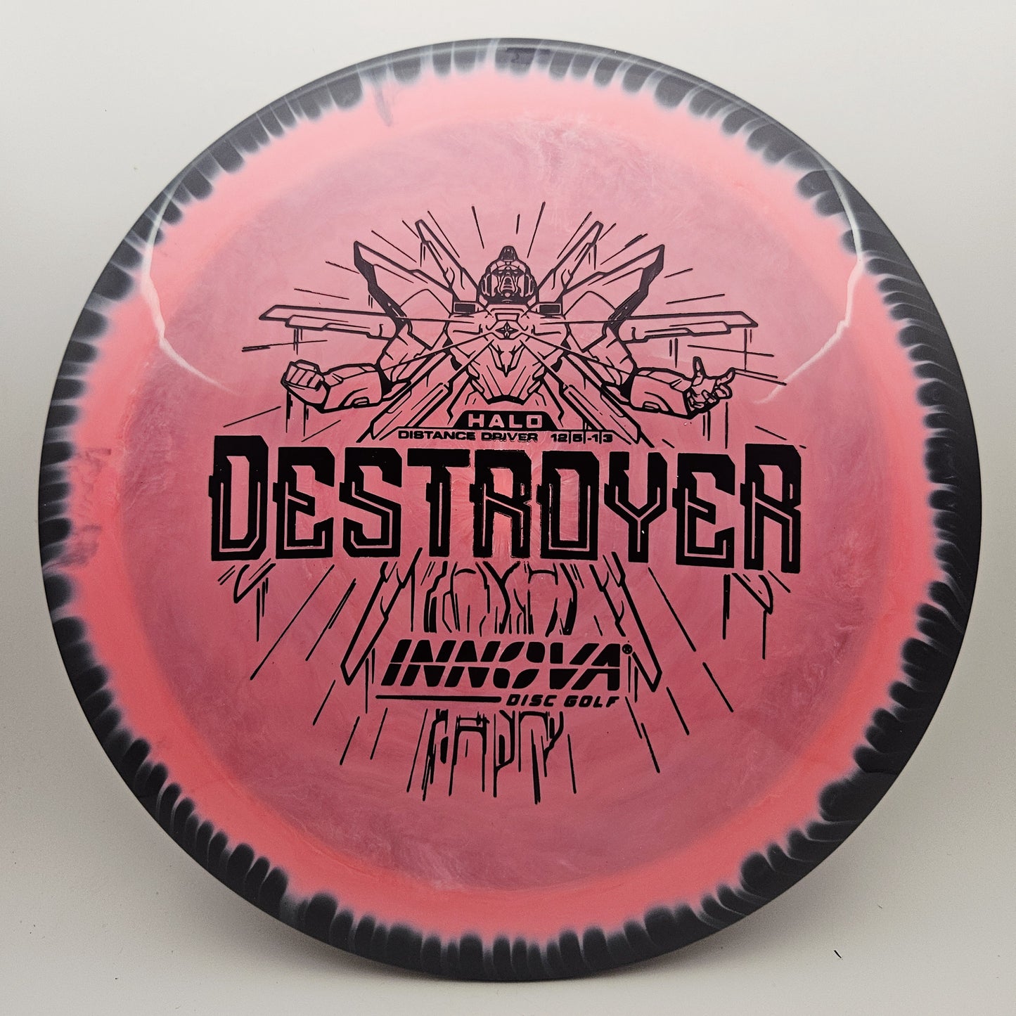 #14785 173-175g Pink / Black Halo Star Destroyer