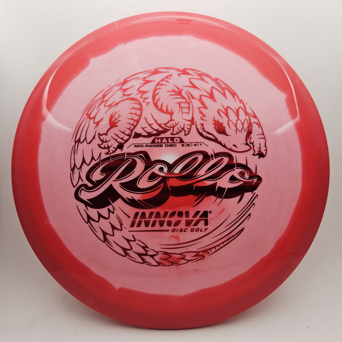 #19642 165g White / Red Halo Star Rollo