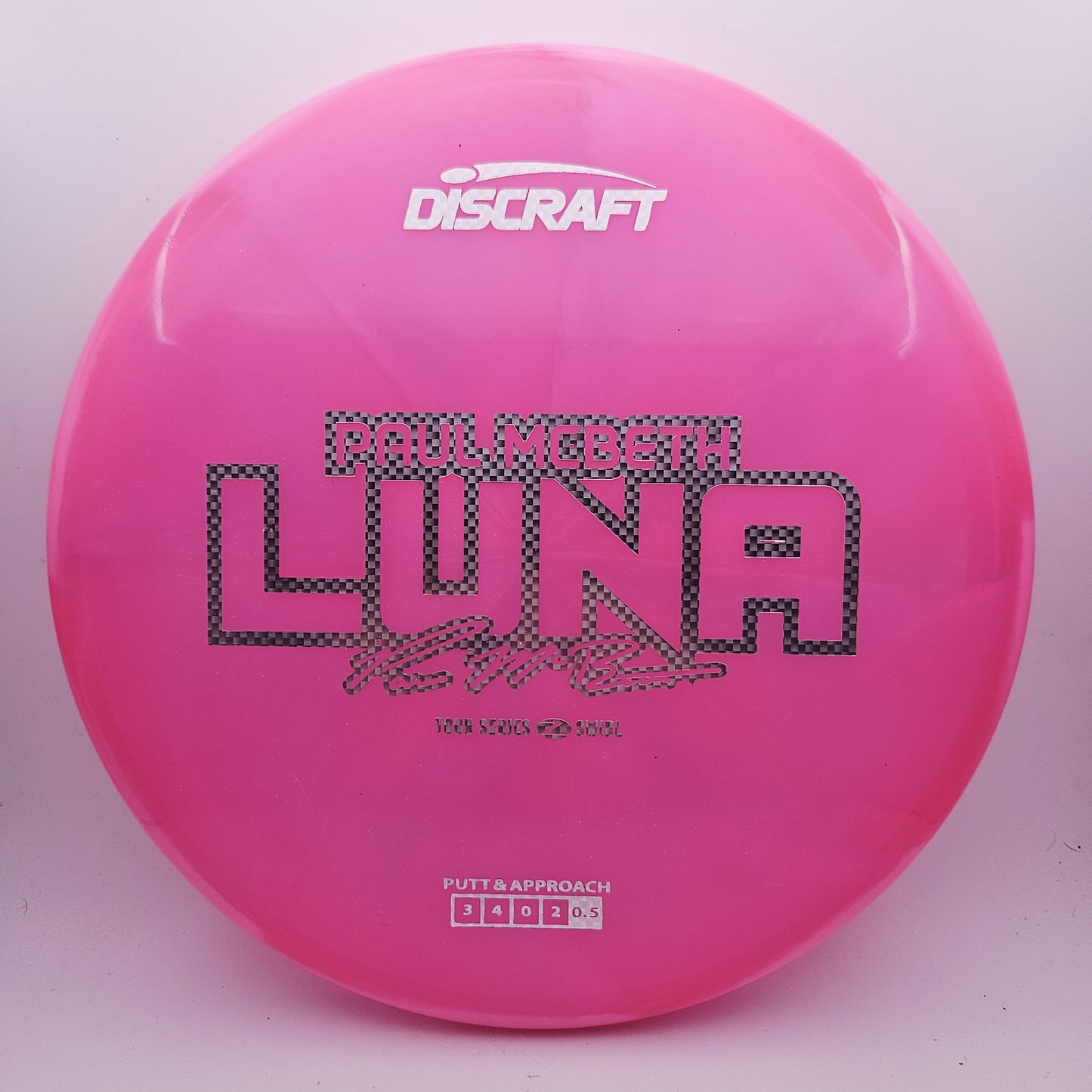 #13561 173-174g Pink, Paul Mcbeth Tour Series 2025 Z Swirl Luna