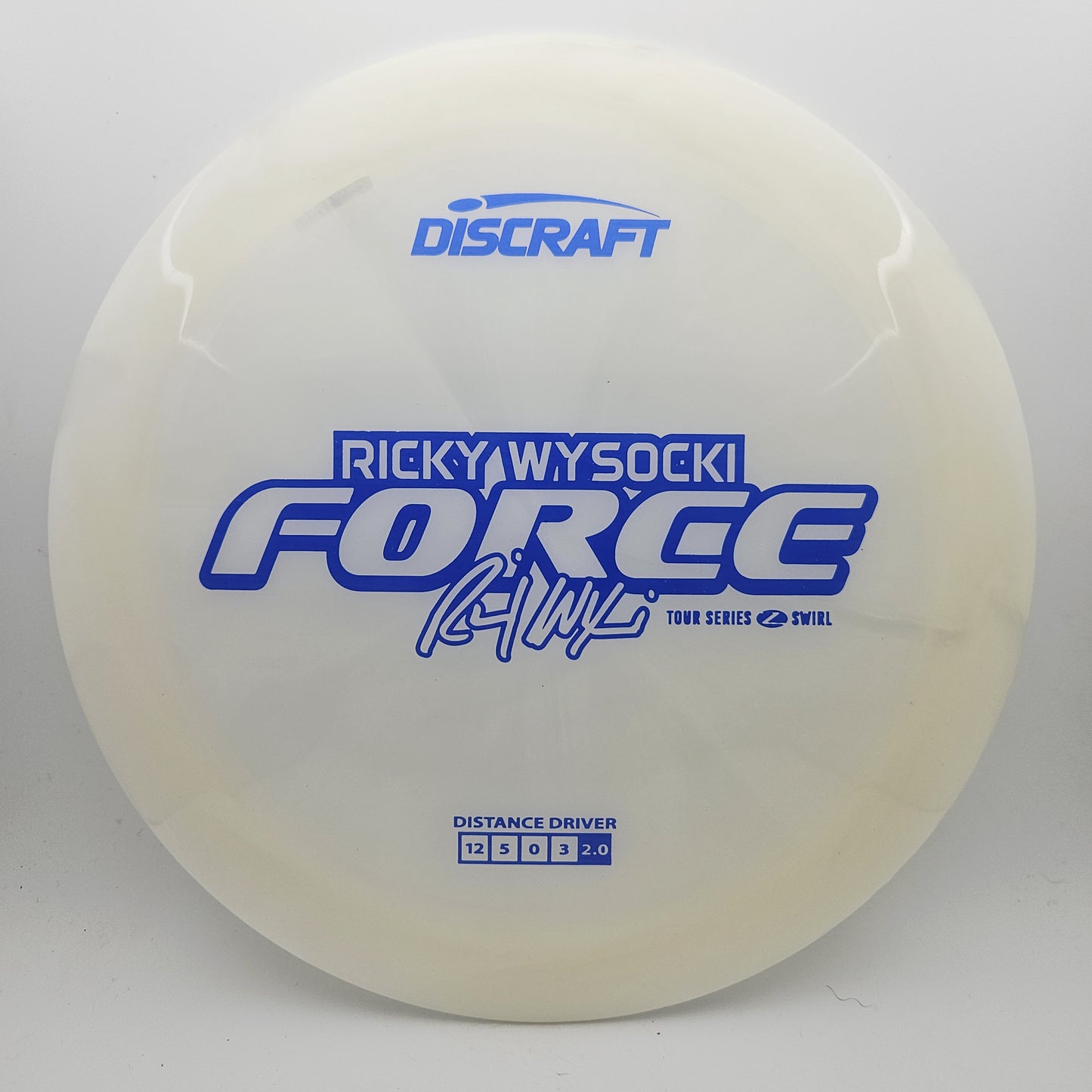#13123 173-174g White, Ricky Wysocki Tour Series 2025 Z Swirl Force