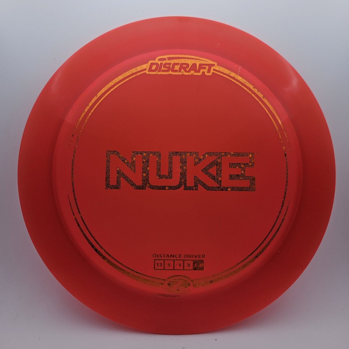 #11266 170-172g Red, Orange Sparkle Foil Z Nuke
