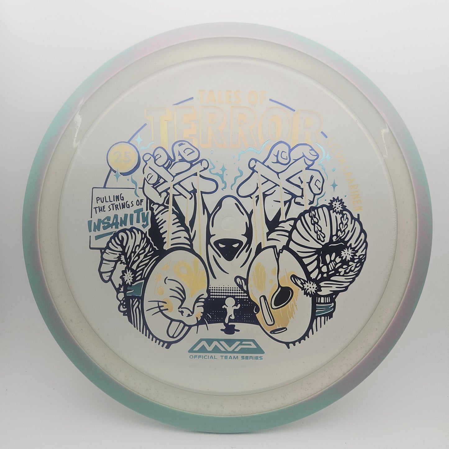 #15510 172g Clear / Teal, Tales of Terror - Halloween 2025 - Silva Saarinen Particle Glow Proton Insanity