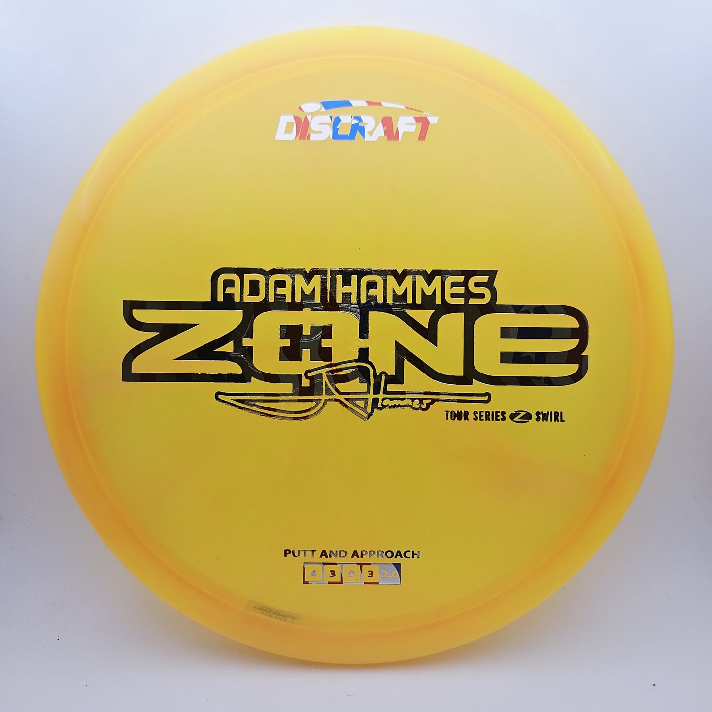 #15149 170-172g Yellow Z Swirl Zone