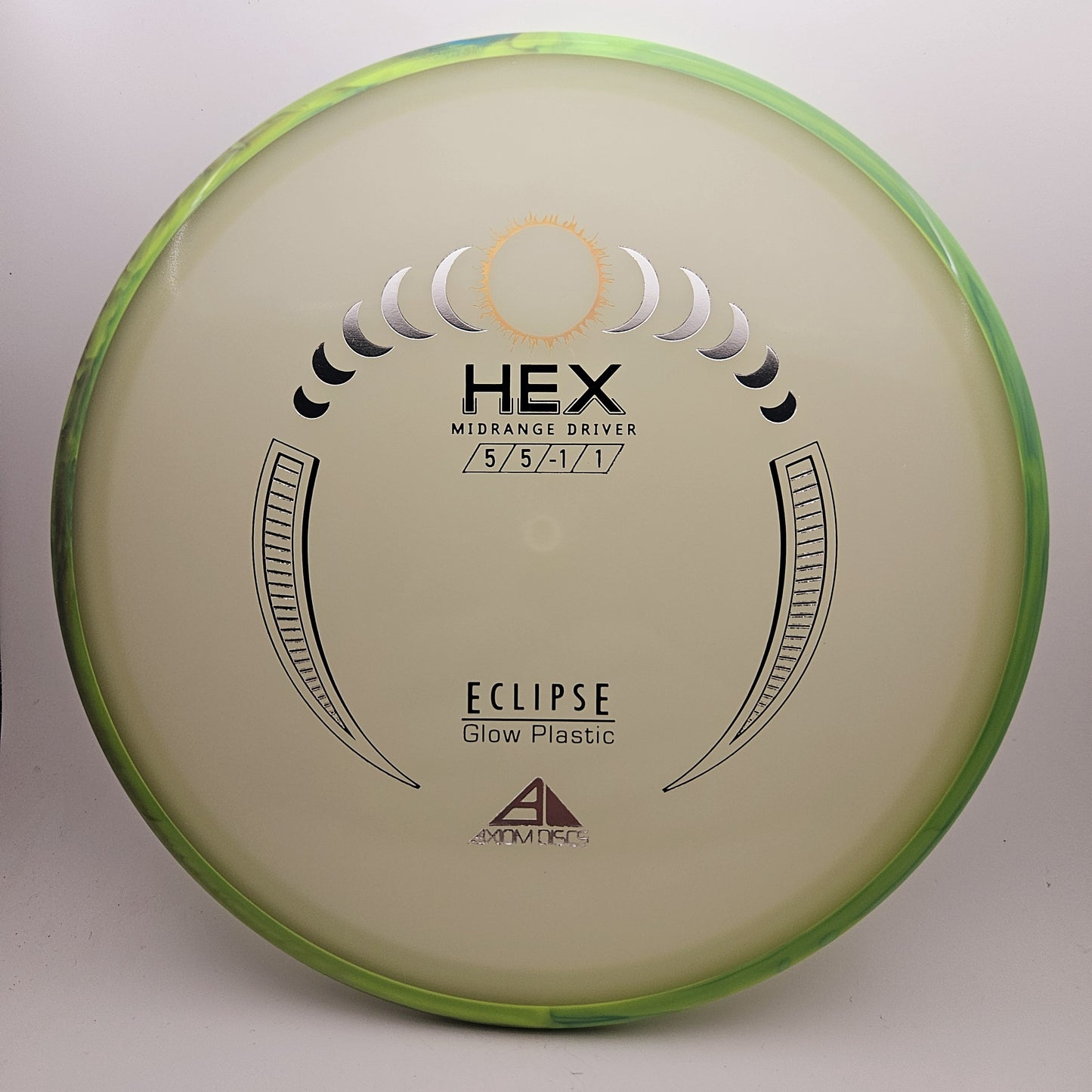 #12118 177g Glow / Green Swirl Eclipse Hex