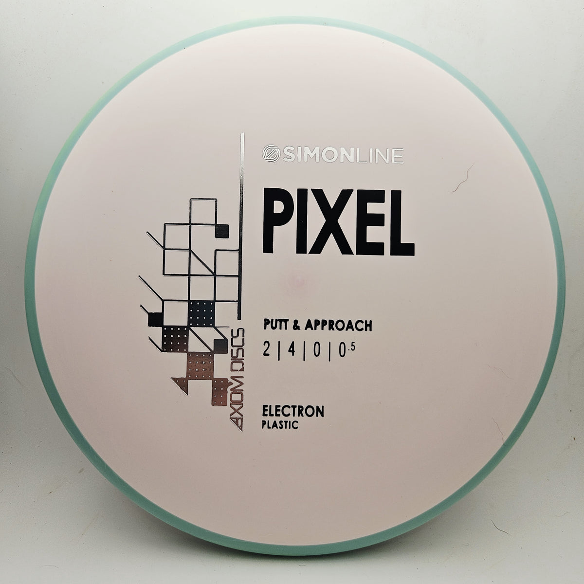 #21043 174g White / Teal Electron Pixel