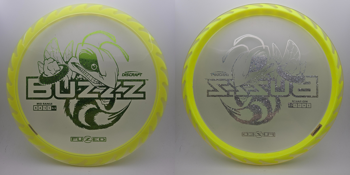 #11226 177+g Clear / Yellow, Green Sparkle Foil, Buzzzsaw Fuzed Buzzz