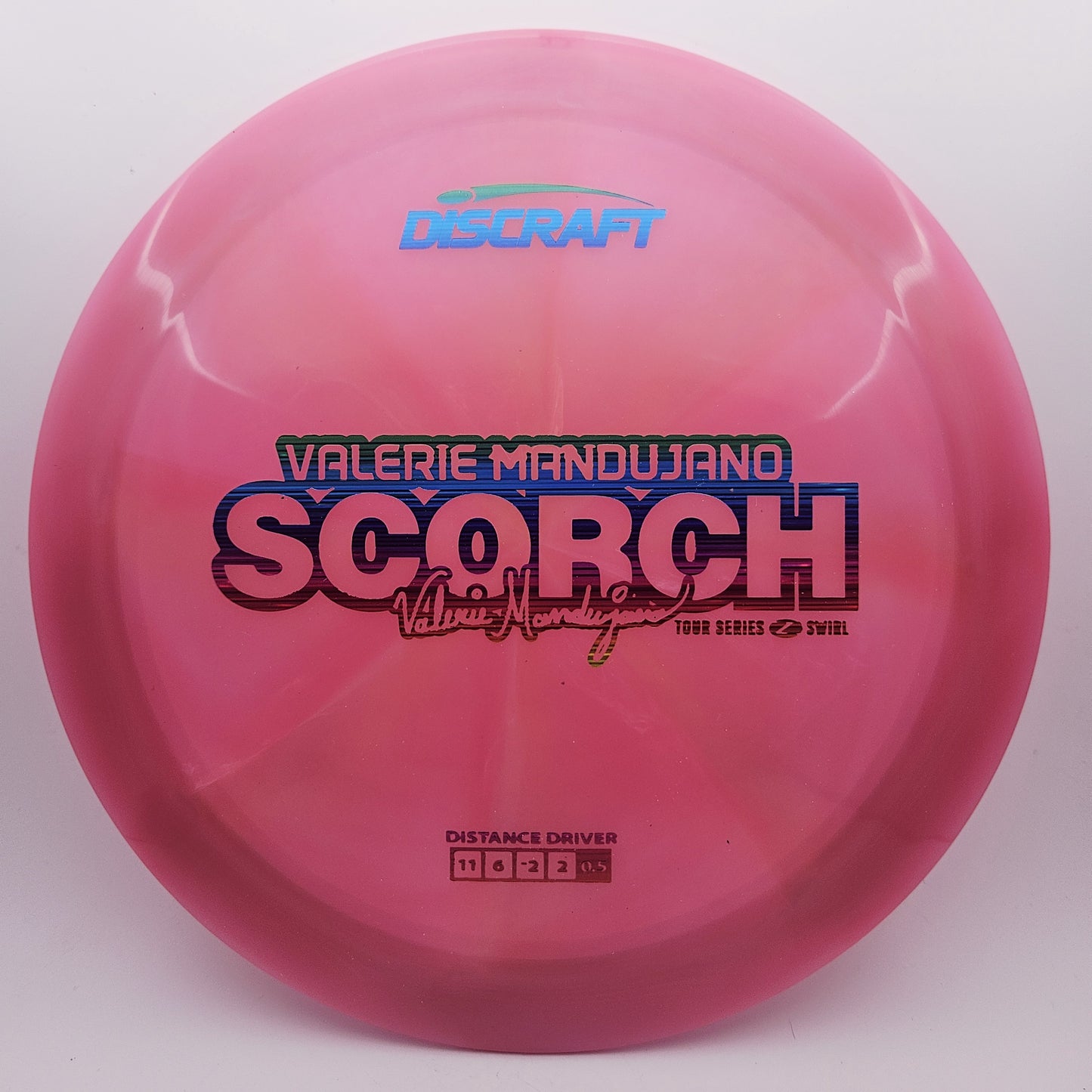 #12849 173-174g Pink, Valerie MandujanoTour Series 2025 Z Swirl Scorch