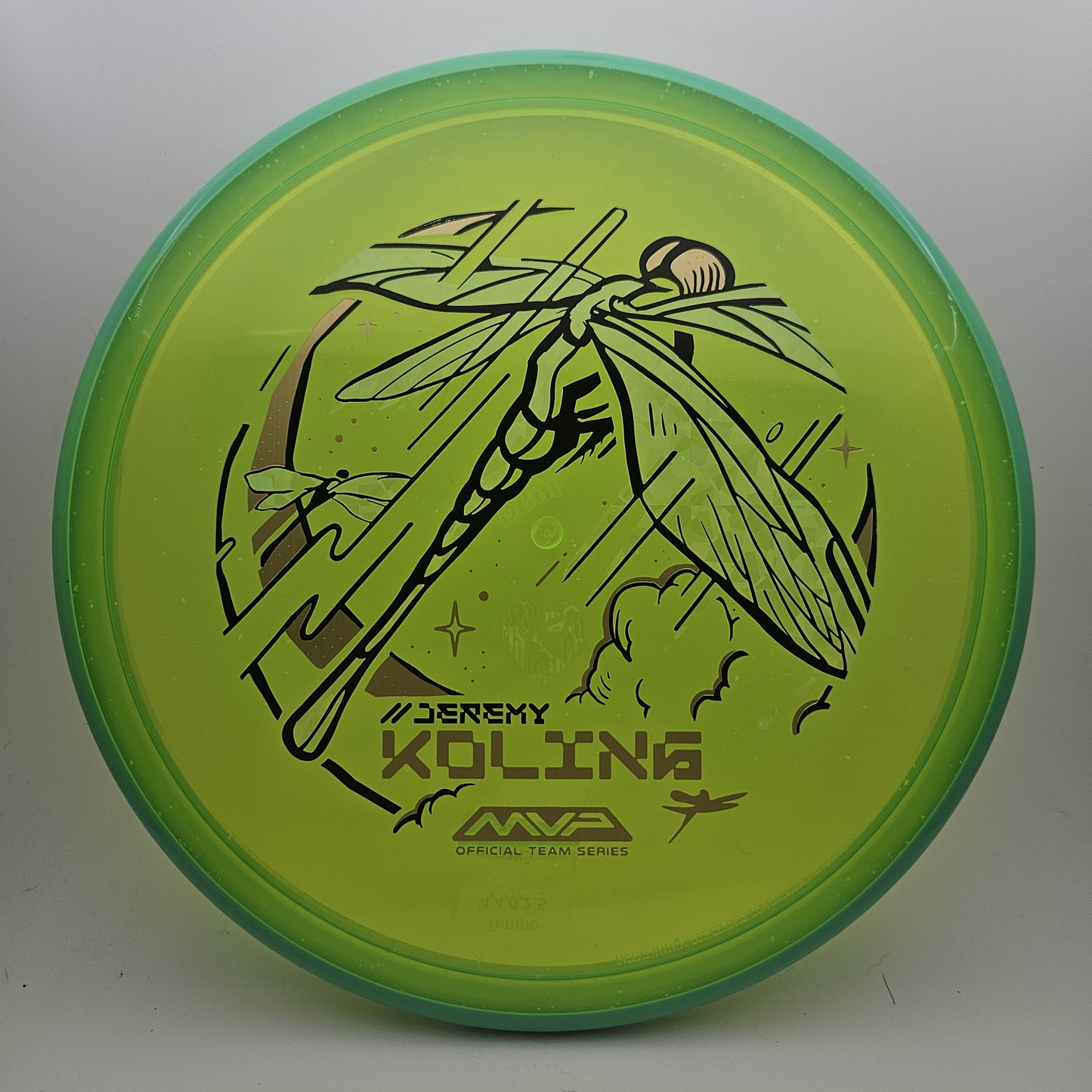 #10785 168g Green / Green, Jeremy Koling Tour Series Particle Glow Proton Tempo - Jeremy Koling Tour Series