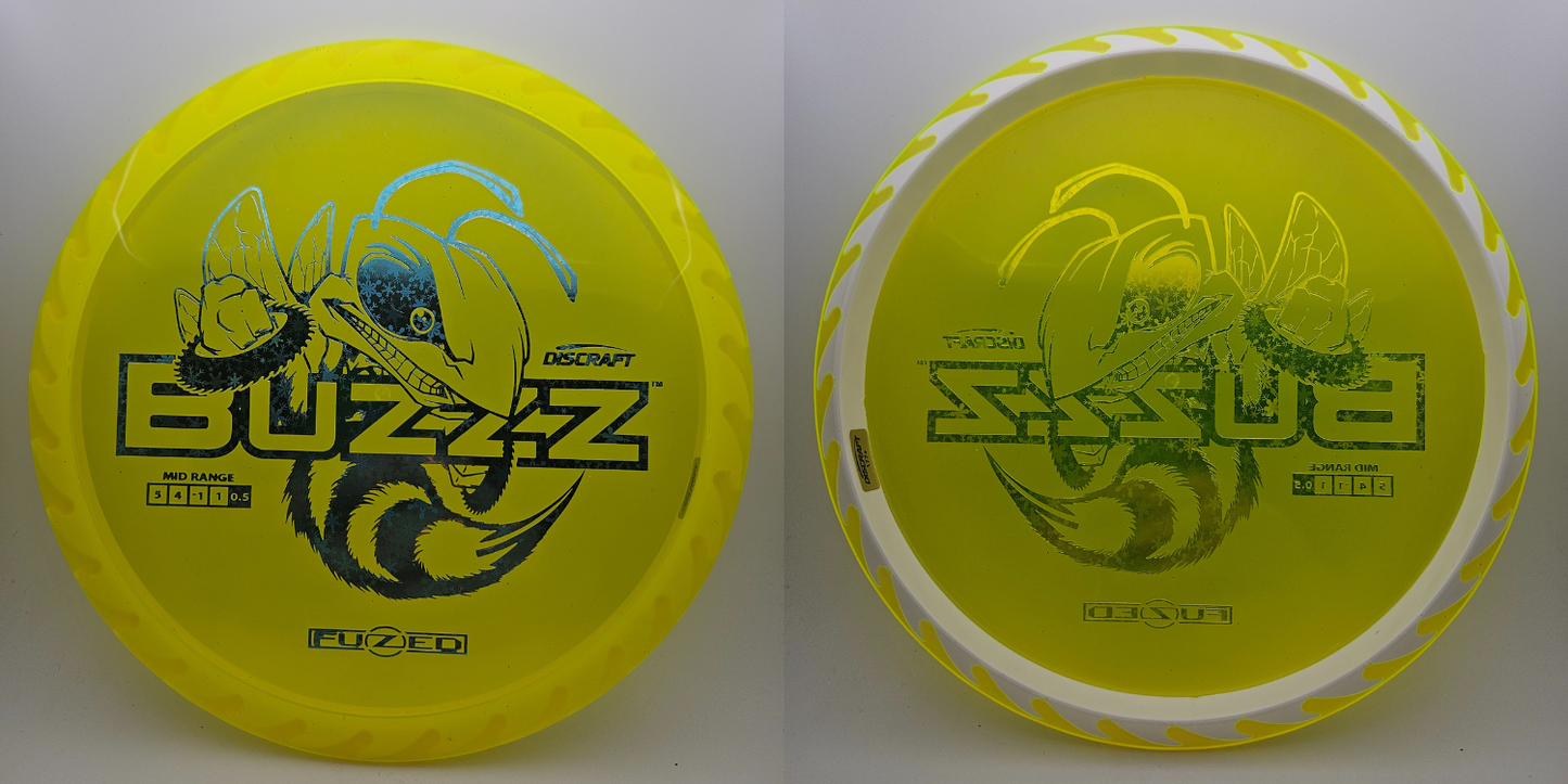 #11314 177+g Yellow / White, Snowflakes Foil, Buzzzsaw Fuzed Buzzz